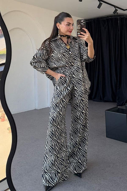 Cucuta Zebra Saten Takım