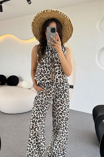 Daenna Leopar Takım-Ekru