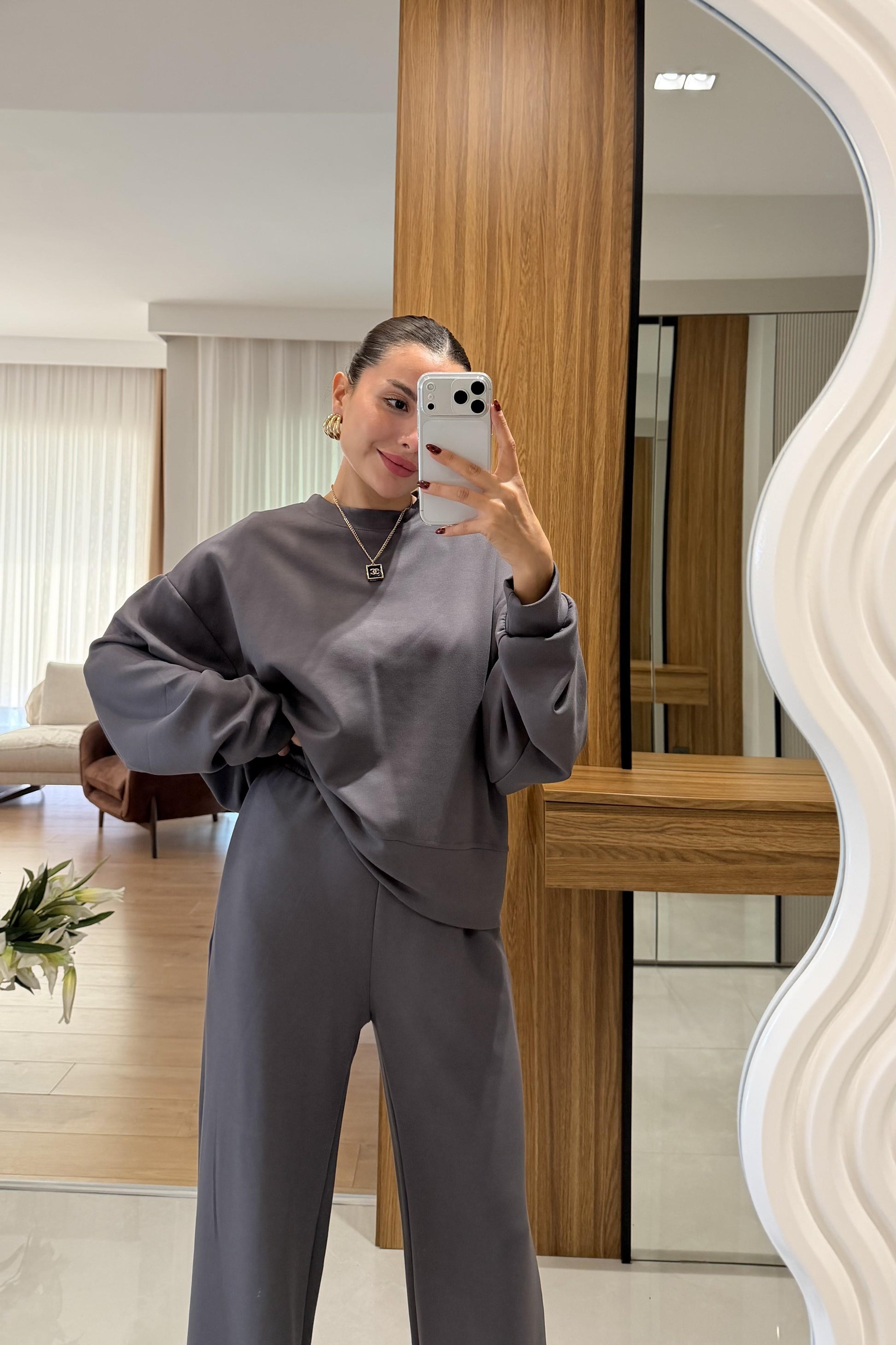 Daniel Antrasit Modal Kumaş Takım