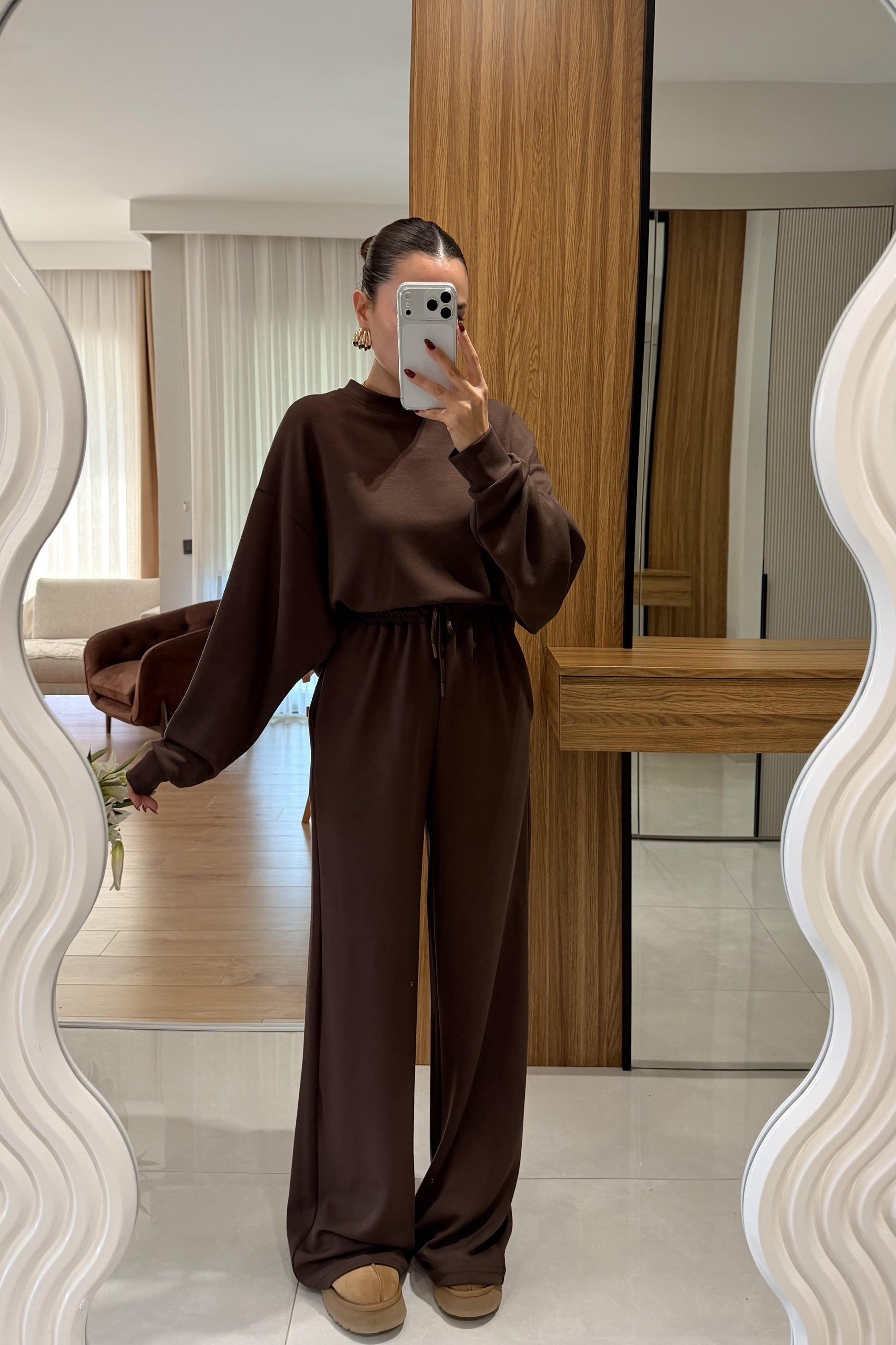 Daniel Kahve Modal Kumaş Takım