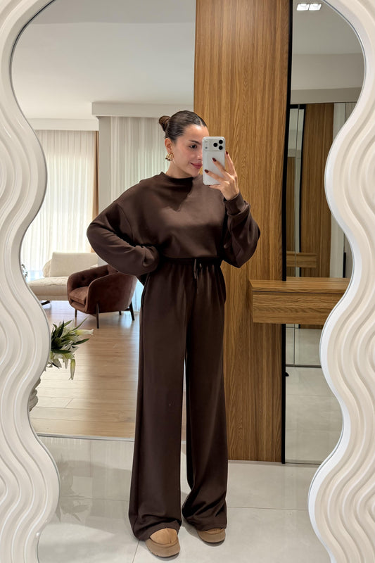 Daniel Kahve Modal Kumaş Takım