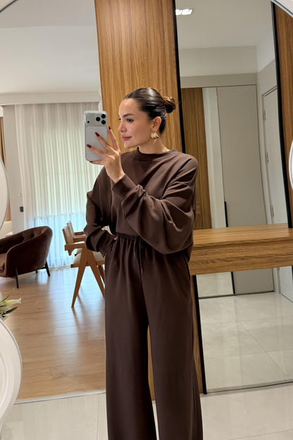 Daniel Kahve Modal Kumaş Takım