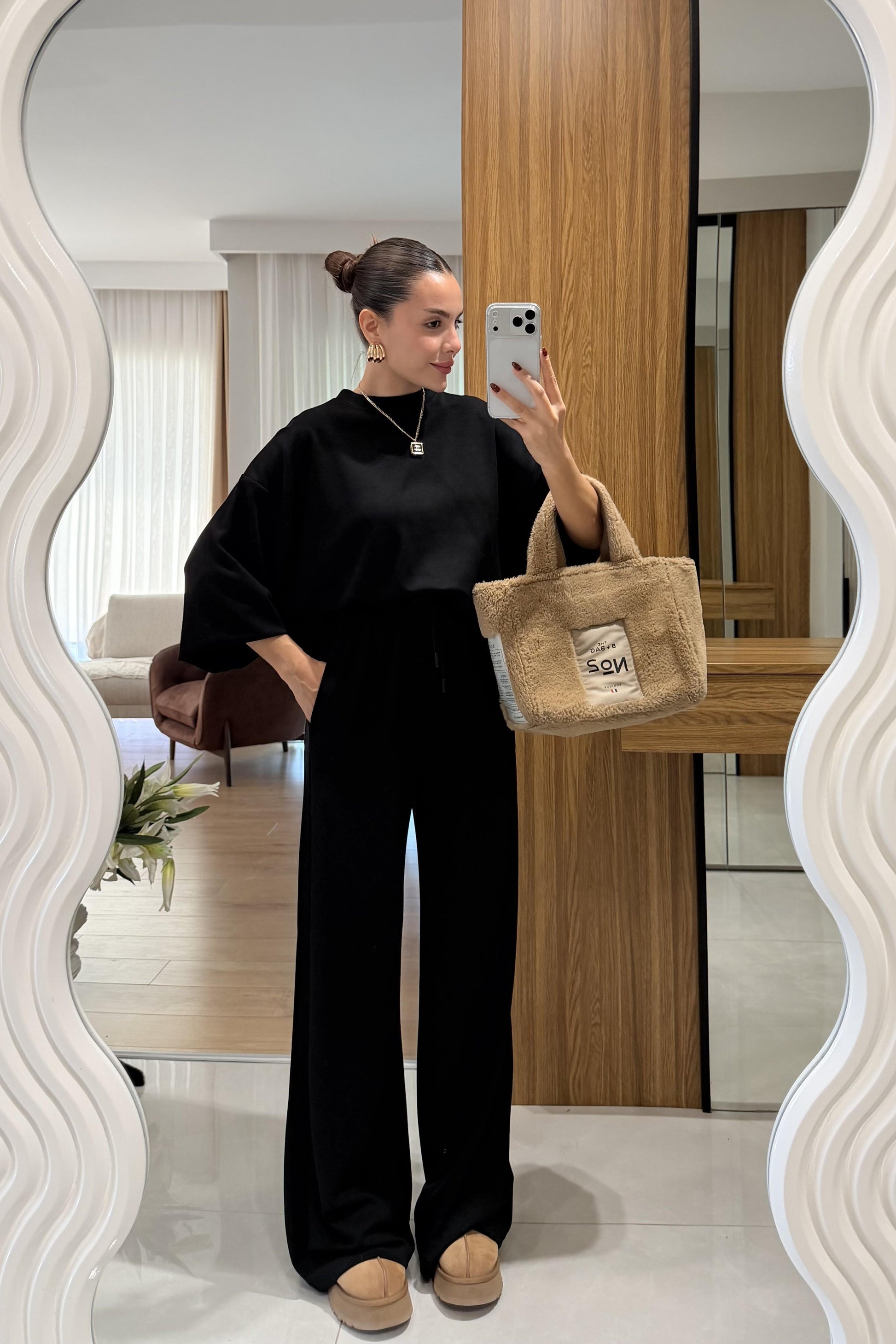 Daniel Siyah Modal Kumaş Takım