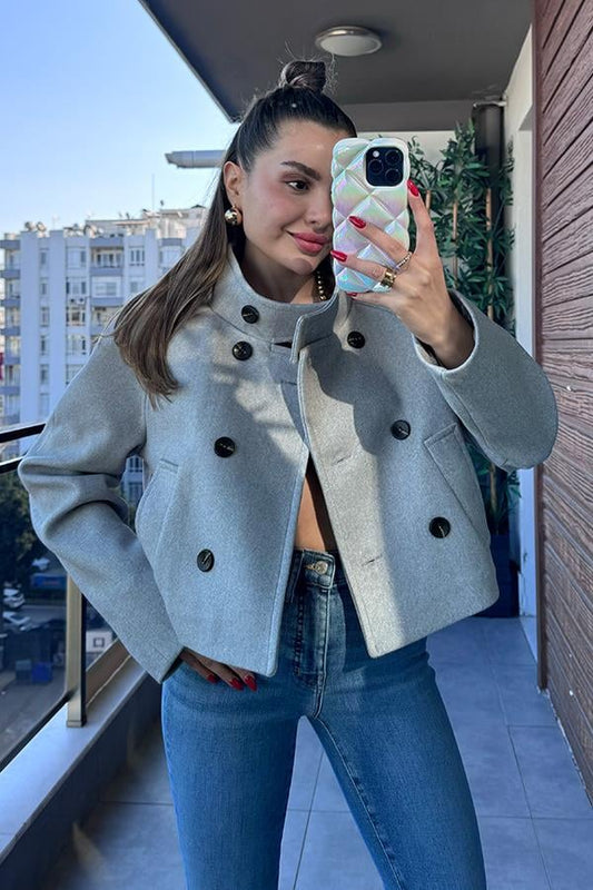 Danye Bamber Ceket - Gri