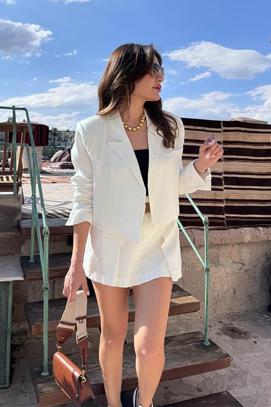 Debora Keten Takım - Beyaz