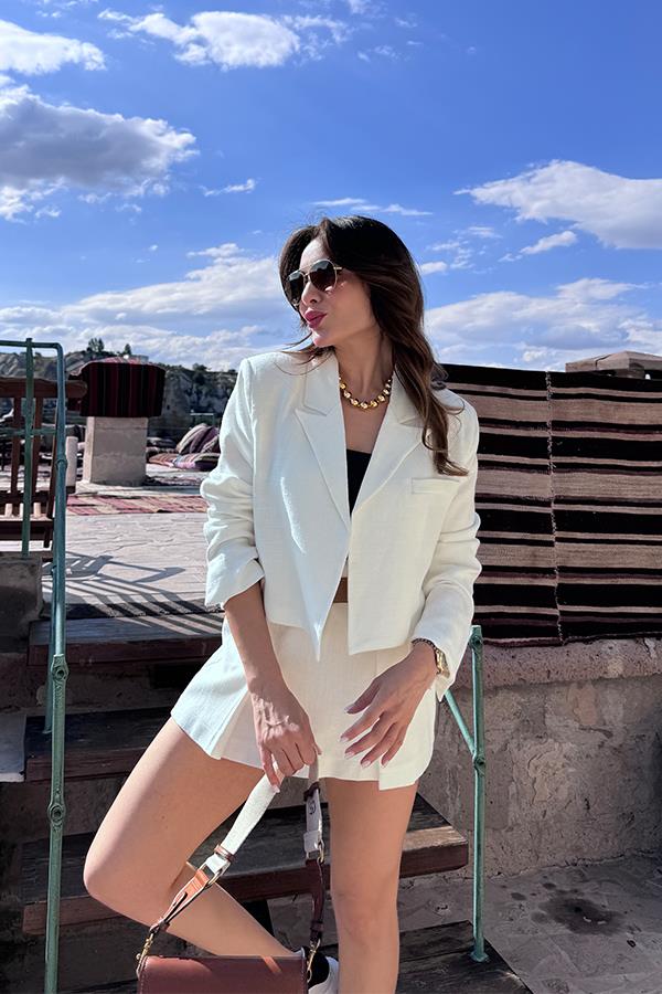 Debora Keten Takım - Beyaz