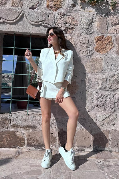 Debora Keten Takım - Beyaz