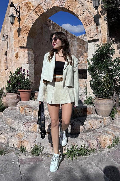 Debora Keten Takım - Krem