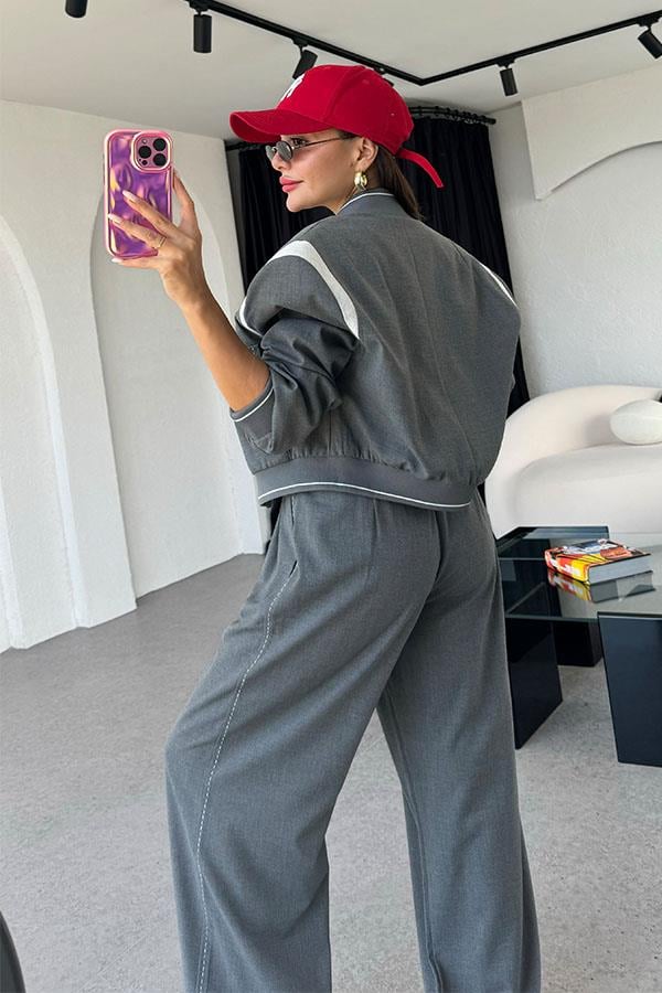 Degira Cep Detaylı Bomber Ceket