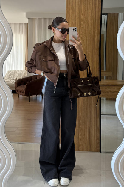 Donato Kahve Bomber Vatkalı Ceket