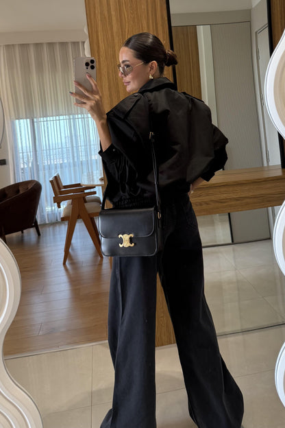 Donato Siyah Bomber Vatkalı Ceket