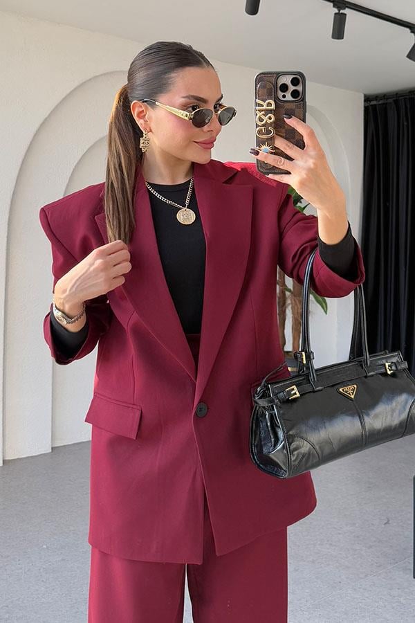 Edweyn Vatkalı Bordo Takım