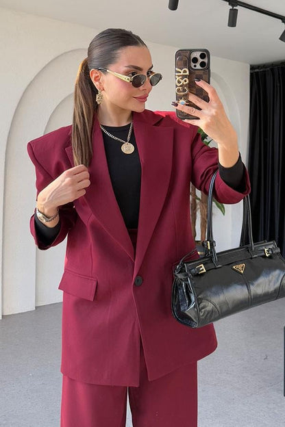 Edweyn Vatkalı Bordo Takım