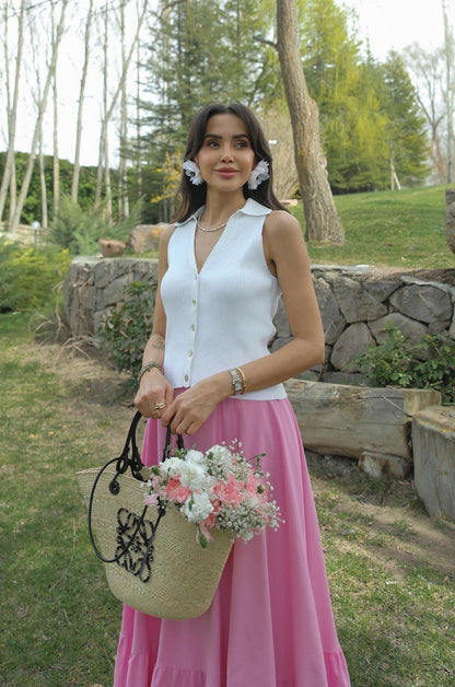 EKRU DAVINO POLO YAKA TRIKO YELEK