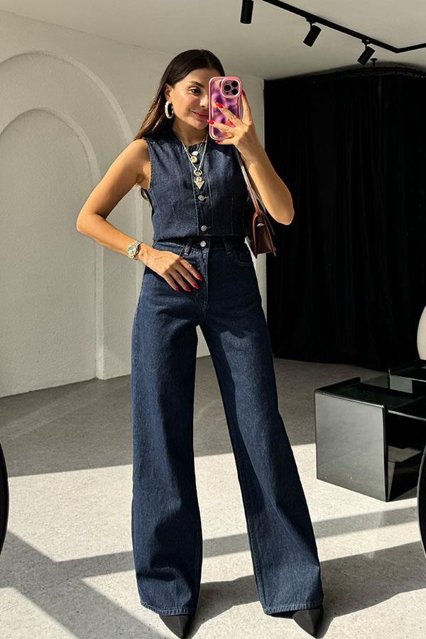 Elinor Denim İkili Takım