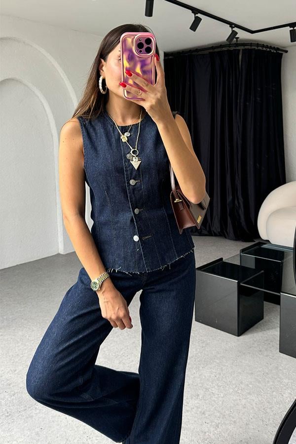 Elinor Denim İkili Takım