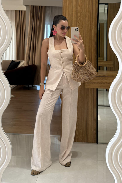 Elyor Bej Yelekli Takım