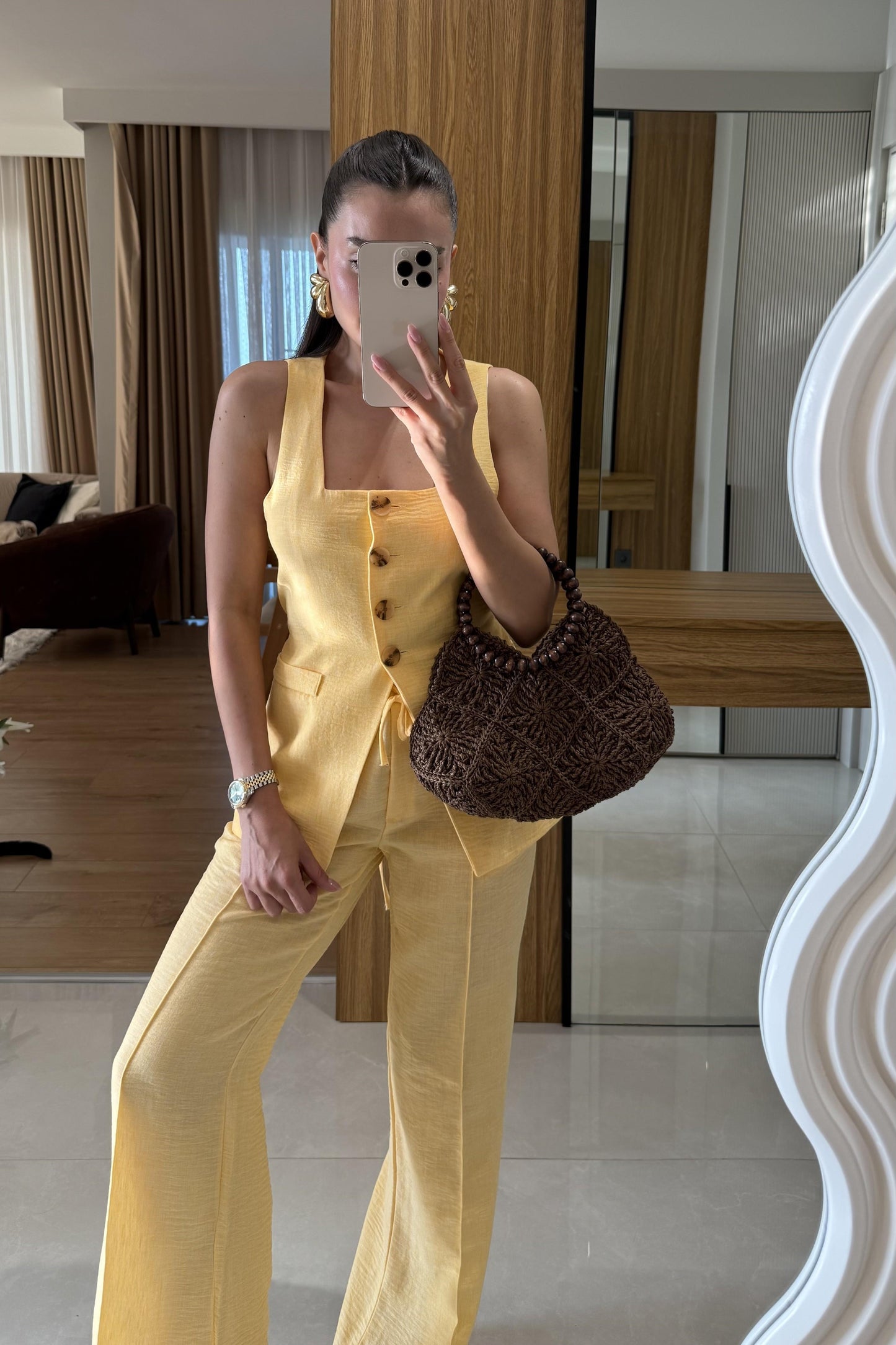 Elyor Turuncu Yelekli Takım