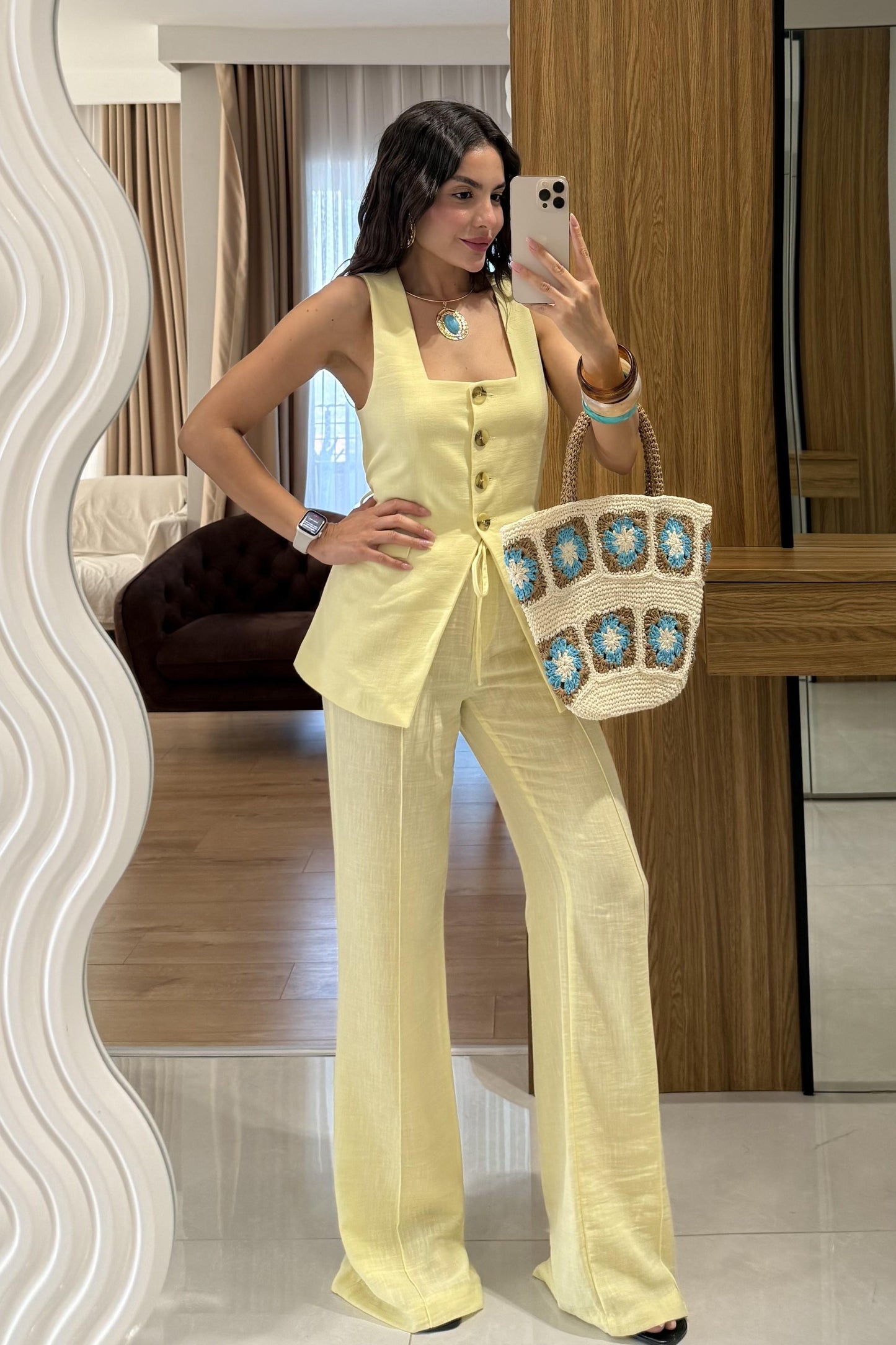 Elyor Sarı Yelekli Takım