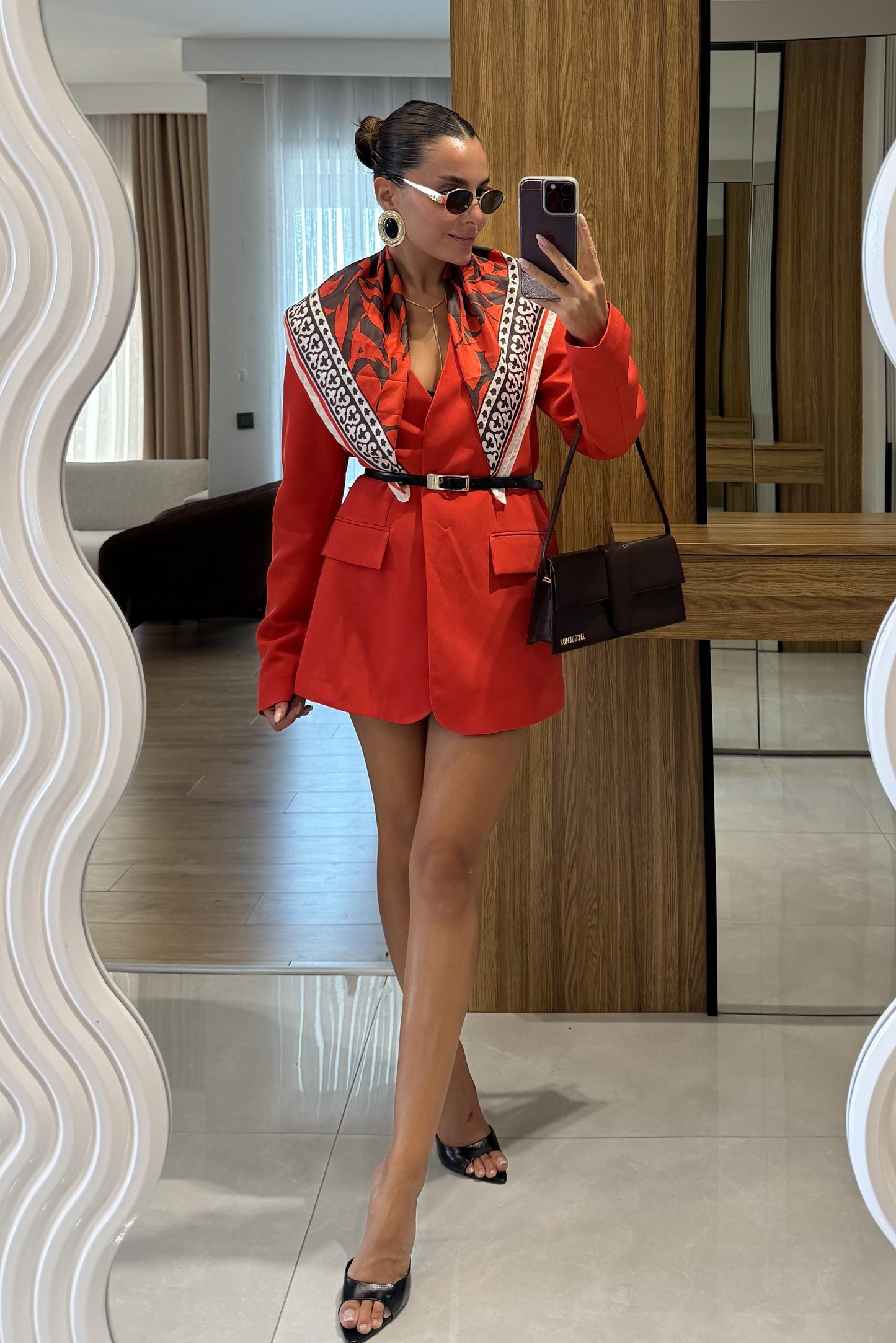 Estrella Nar Çiçeği Blazer Ceket