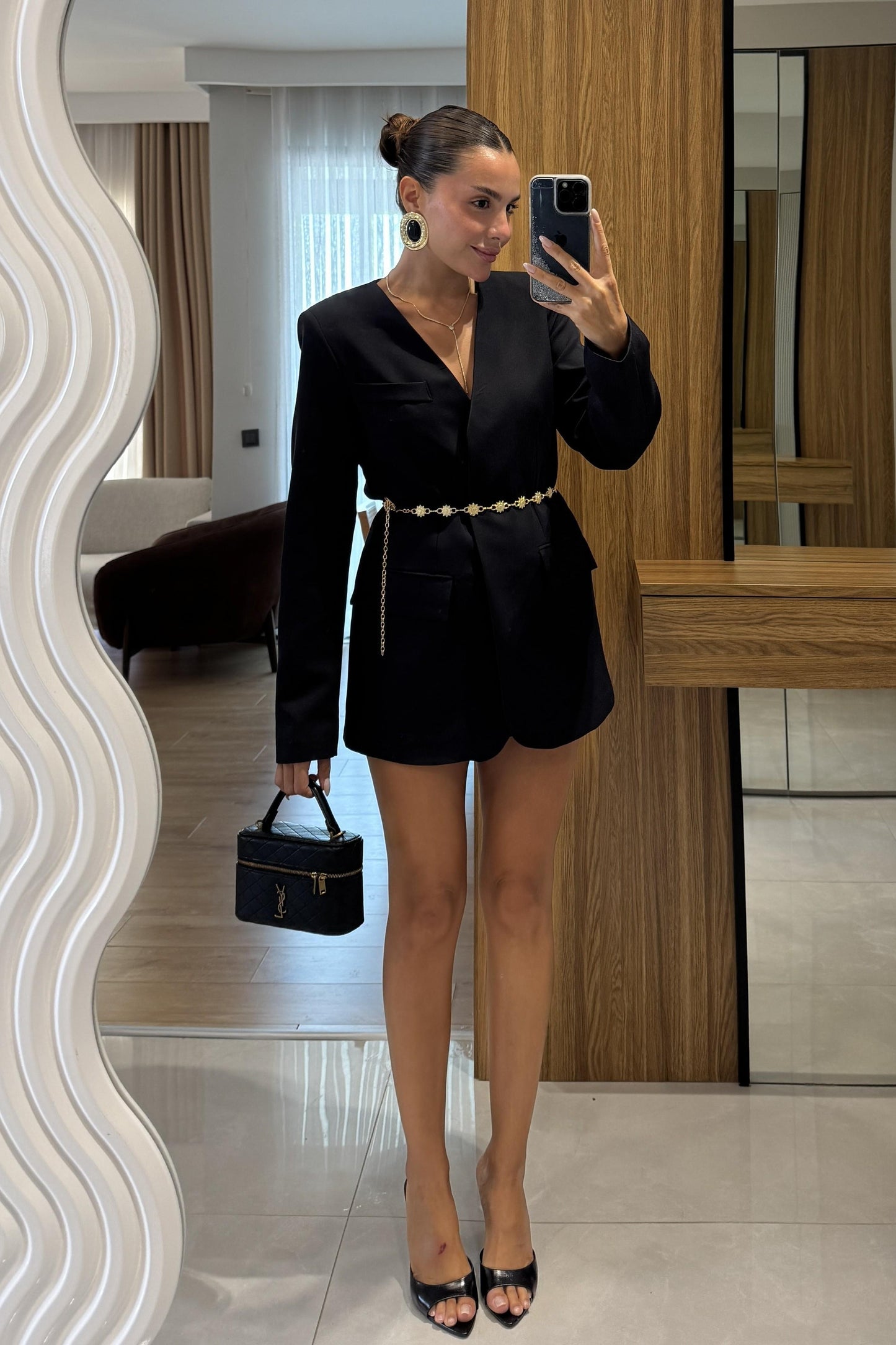 Estrella Siyah Blazer Ceket