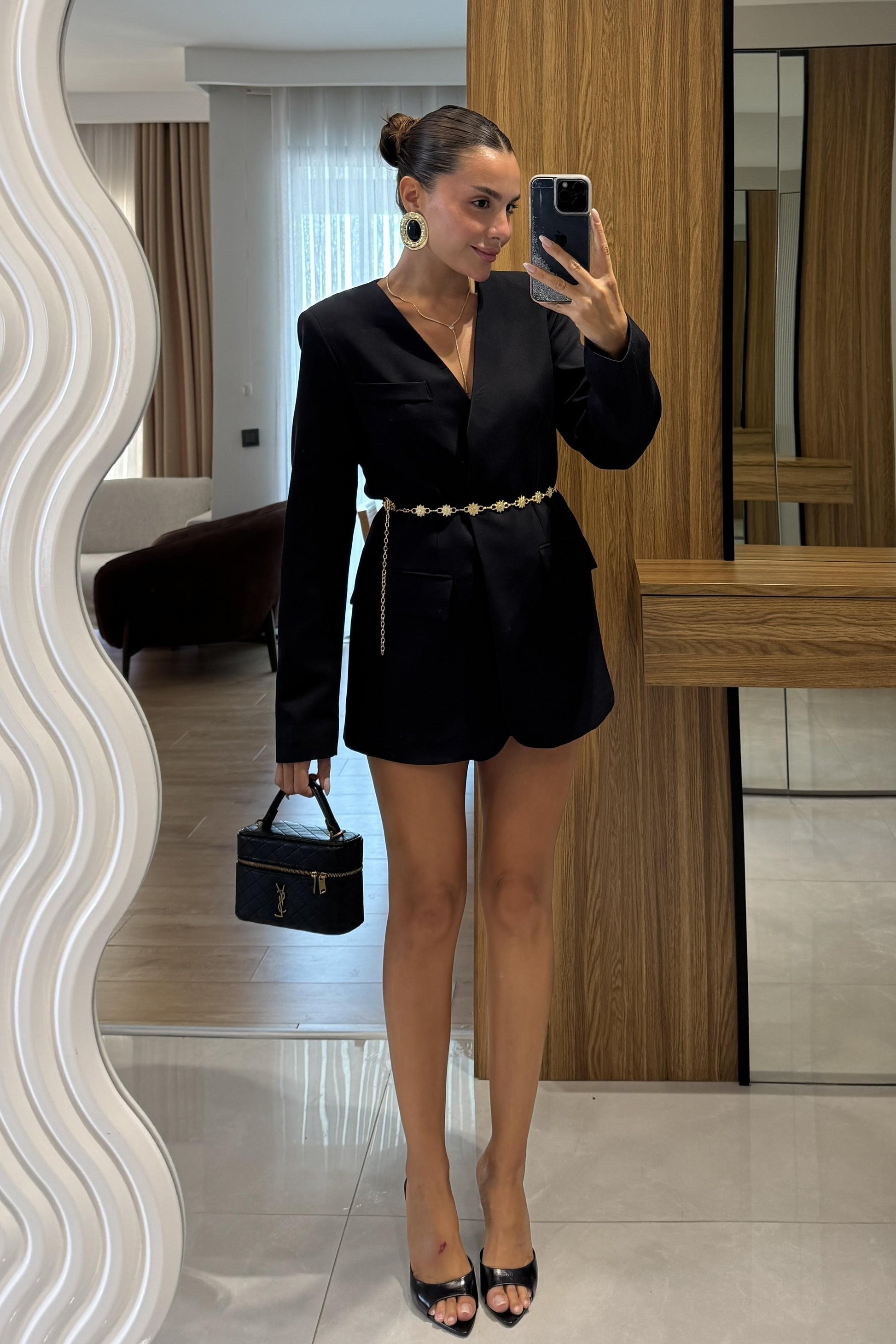 Estrella Siyah Blazer Ceket