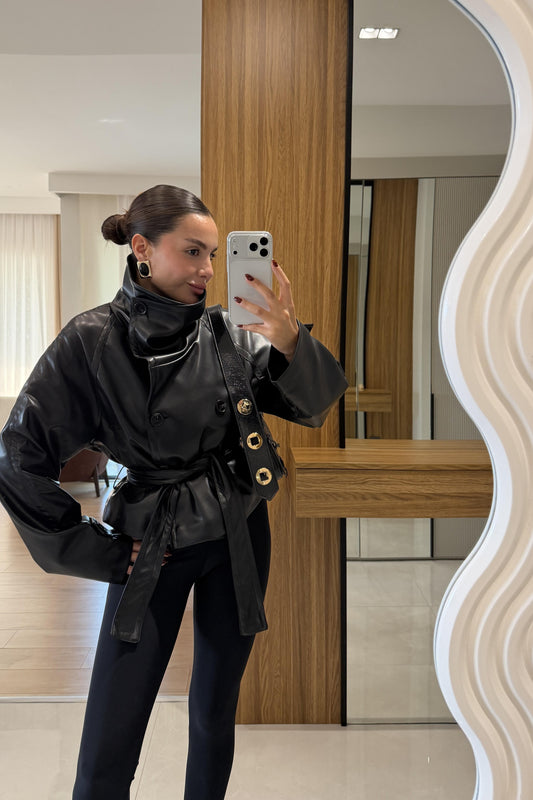 Evans Deri Dik Yaka Ceket