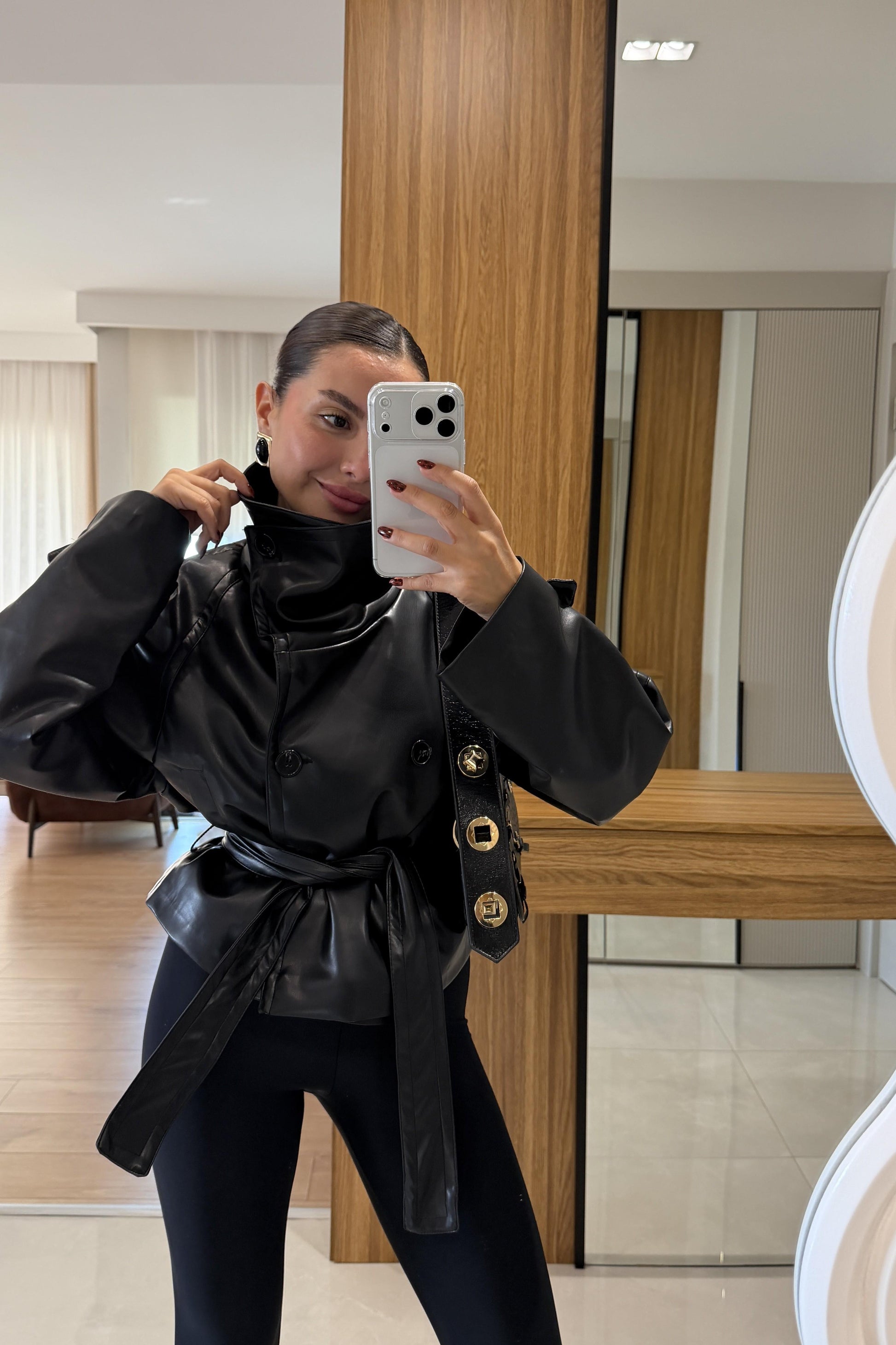 Evans Deri Dik Yaka Ceket