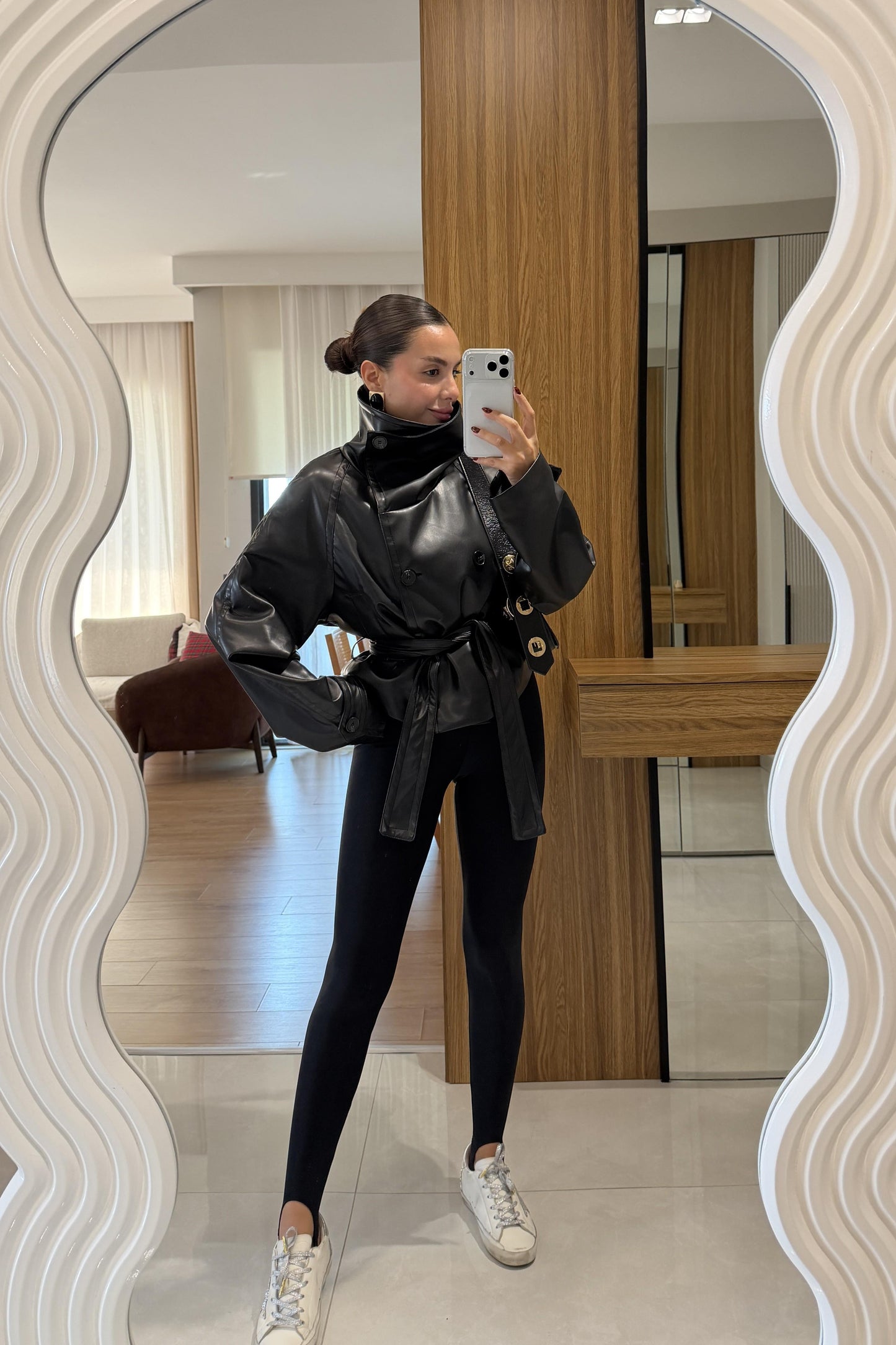 Evans Deri Dik Yaka Ceket