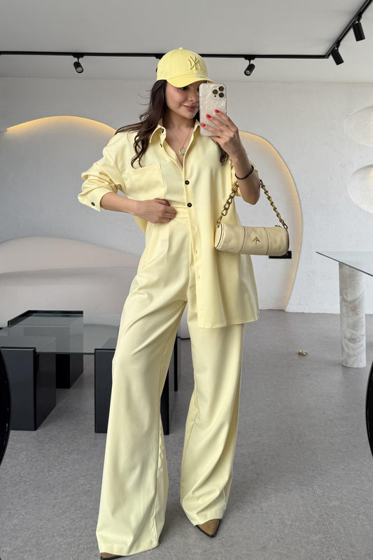 Fragile Sarı Gömlekli Takım