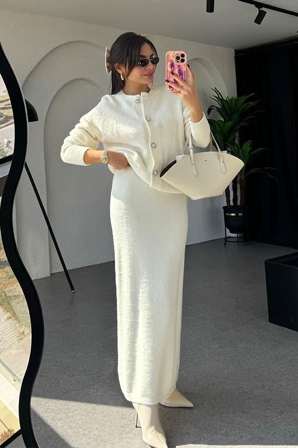 Frame Yumoş Beyaz İkili Takım