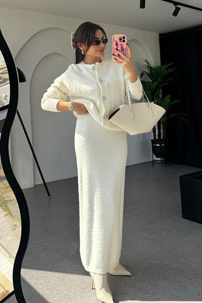 Frame Yumoş Beyaz İkili Takım