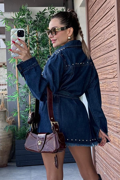 Gabby Zımbalı Kot Elbise