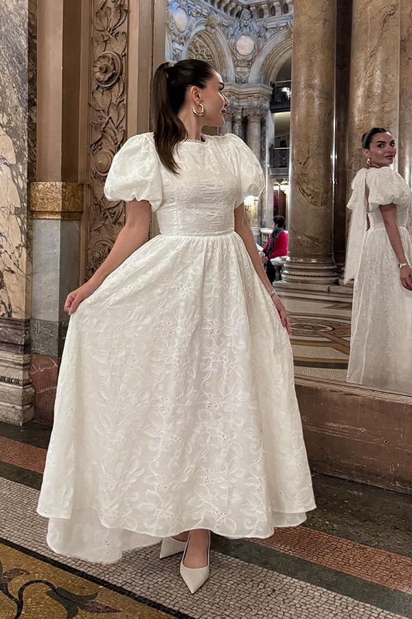 Garnier Sırt Dekolteli Fisto Elbise