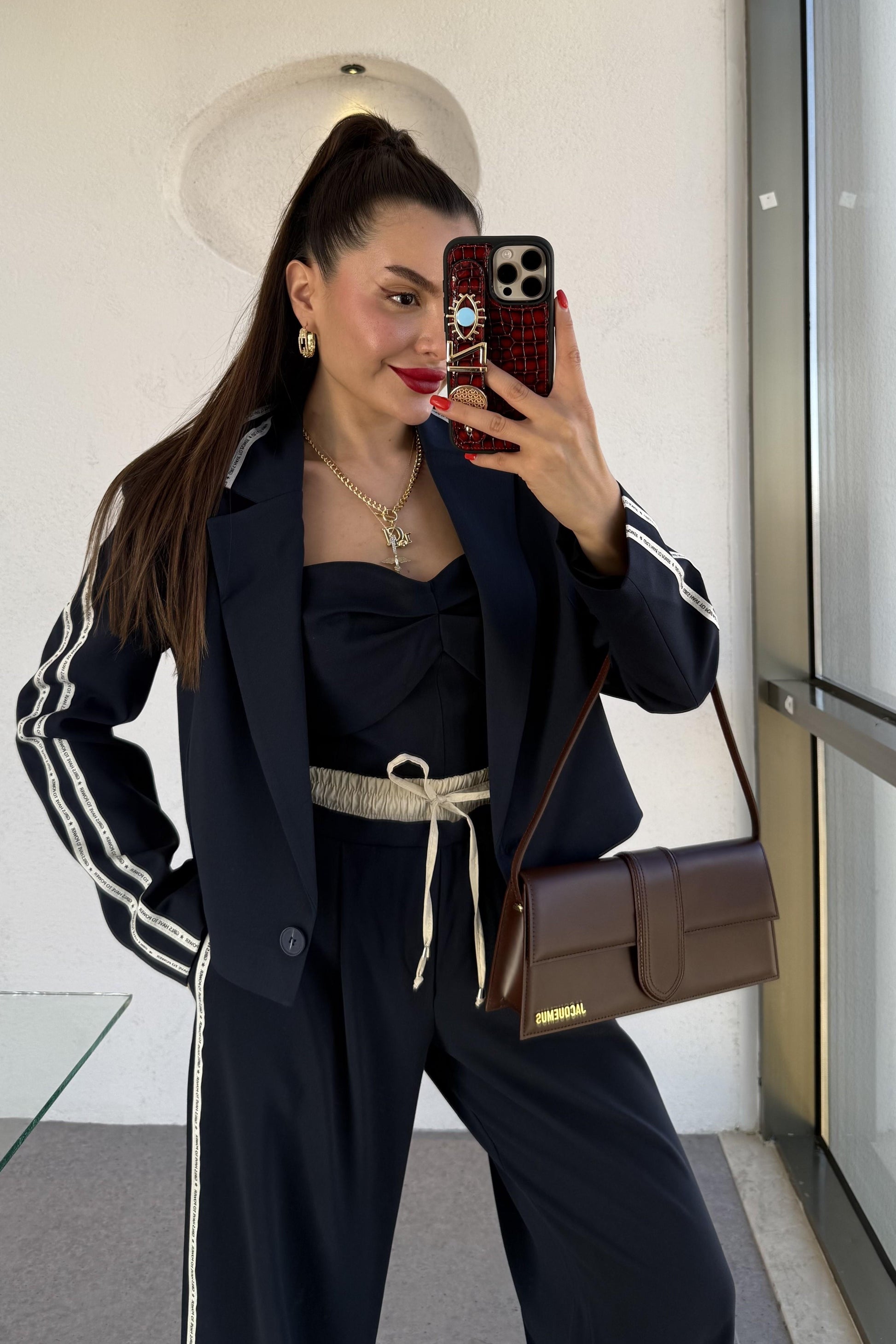 Girls Power Kısa Blazer Ceket