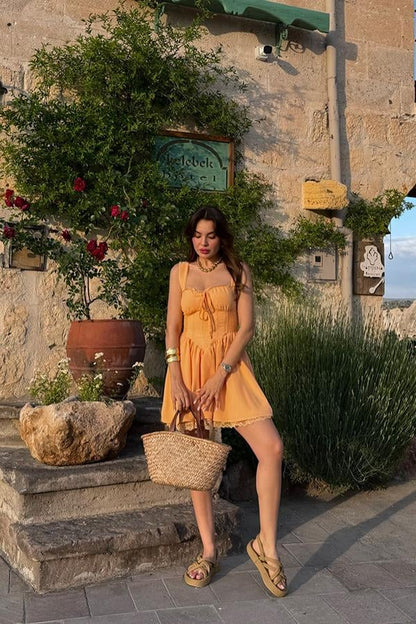 Gonzales Pinterest Elbise - Kavuniçi