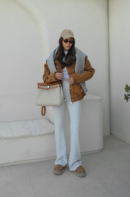 GRI KAŞKORSE KEMER PANTOLON