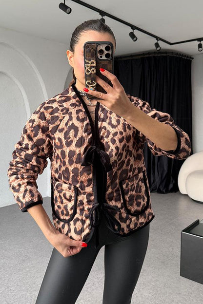 Harrow Bağlama Detay Leopar MD Mont