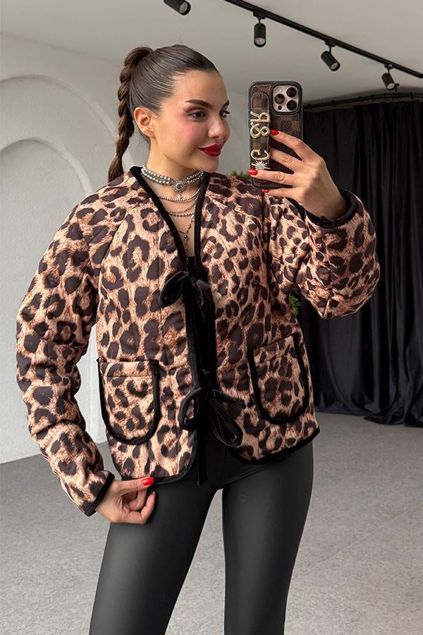 Harrow Bağlama Detay Leopar MD Mont