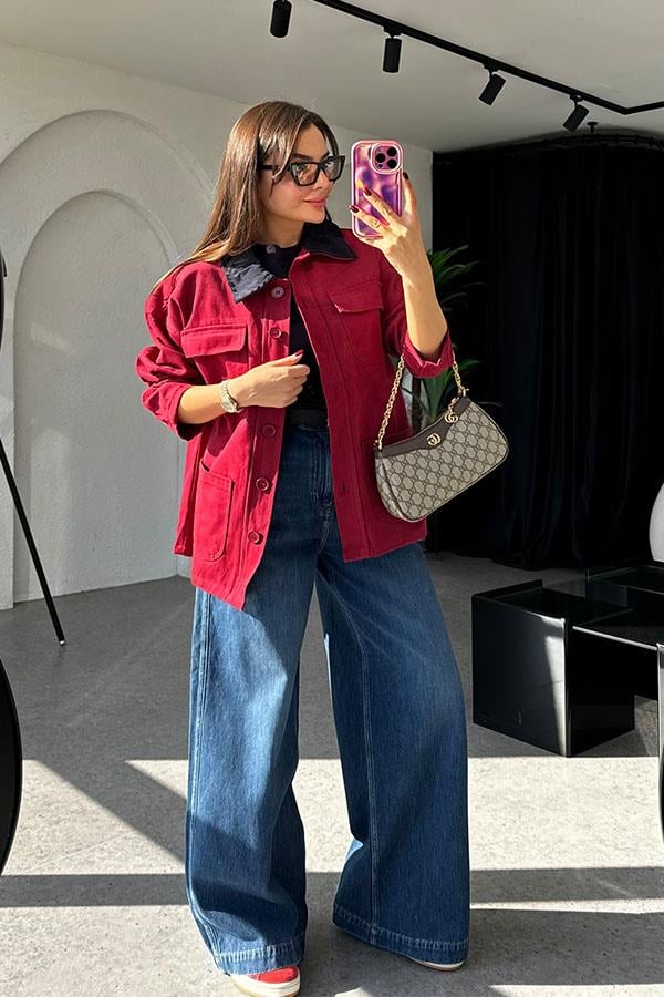 Hector Bordo Gabardin Ceket