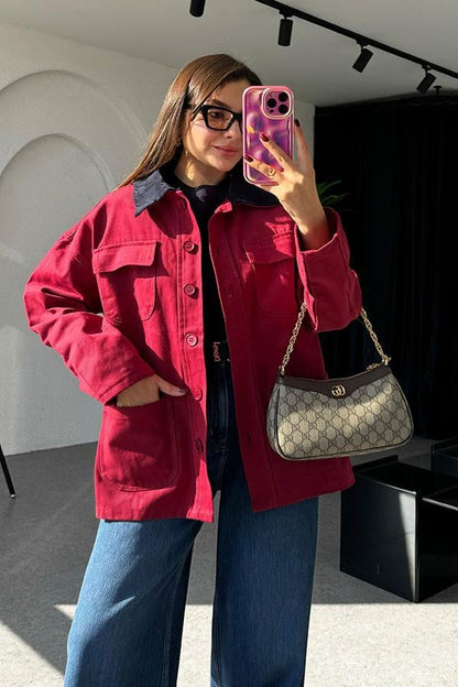 Hector Bordo Gabardin Ceket