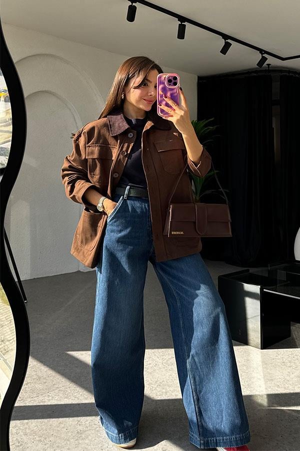 Hector Kahve Gabardin Ceket