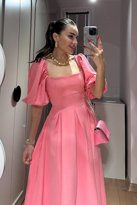 Heron Prenses Model Elbise - Pembe