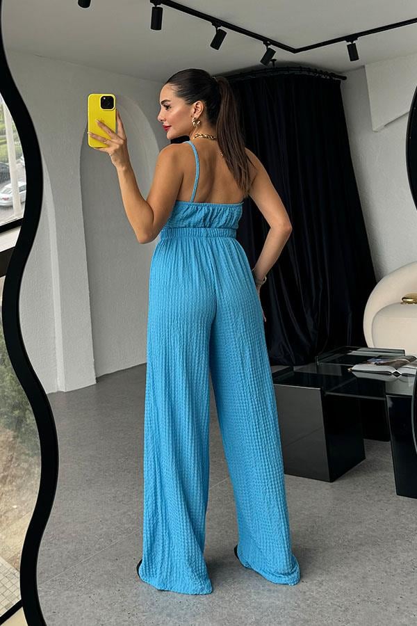 Hestia bürümcük Gloplu İkili Takım-Mavi