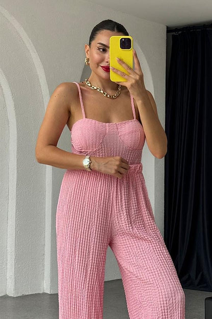 Hestia bürümcük Gloplu İkili Takım-Pembe