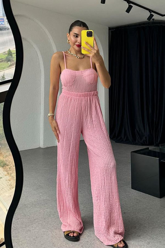 Hestia bürümcük Gloplu İkili Takım-Pembe