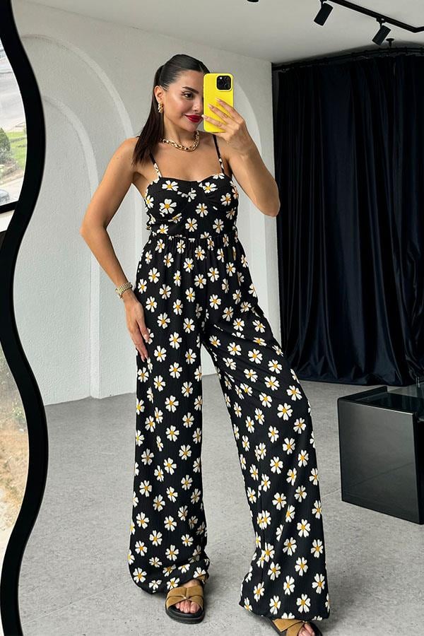 Hestia bürümcük Gloplu Papatya Desen Takım