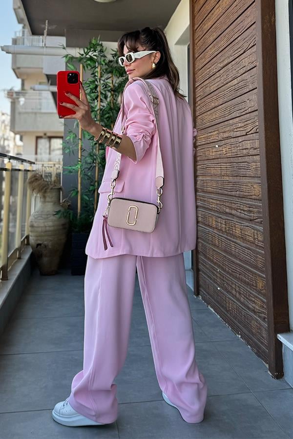 Holland Premium Pembe Blazer Ceket