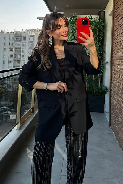 Holland Premium Siyah Blazer Ceket