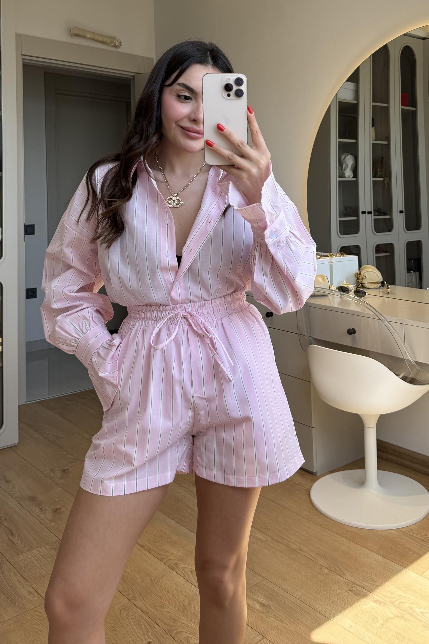 Hopper Pembe Şortlu Takım